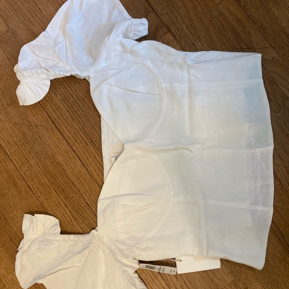 Wilfred White Novella Shortsleeve Blouse - Picture 4 of 6